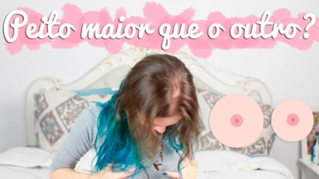 PEITO MAIOR QUE O OUTRO?