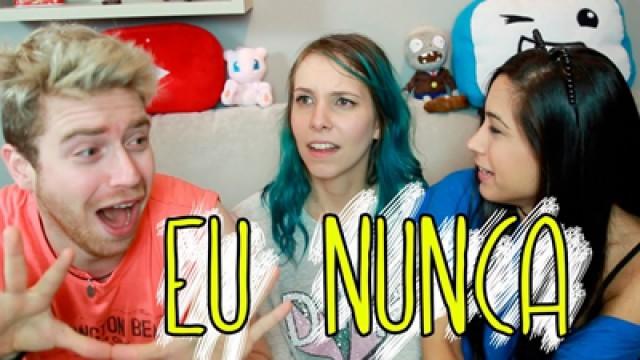 EU NUNCA com LubaTV e Sangerine | Gabbie Fadel
