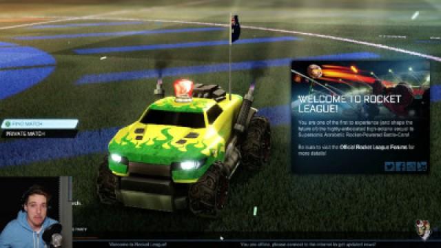 Rocket League Online Gameplay - The Straya Mobile Takes on The World