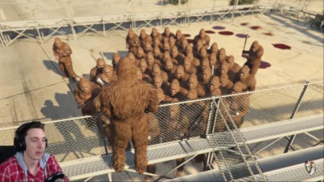 BIGFOOT ROYAL RUMBLE CHALLENGE - GTA 5 PC Mods and Challenges