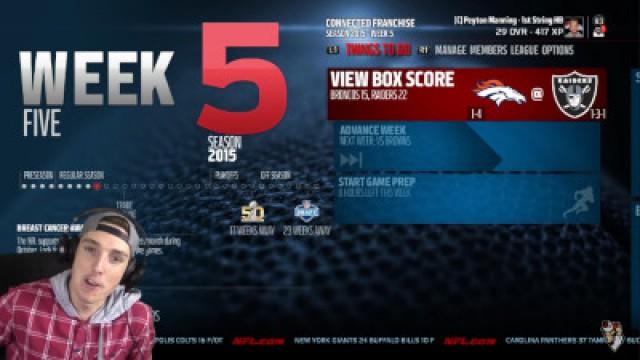 CRAZY BLOWOUT! - Peyton Manning The RB #7 - Madden 16 NFL Career Challenge