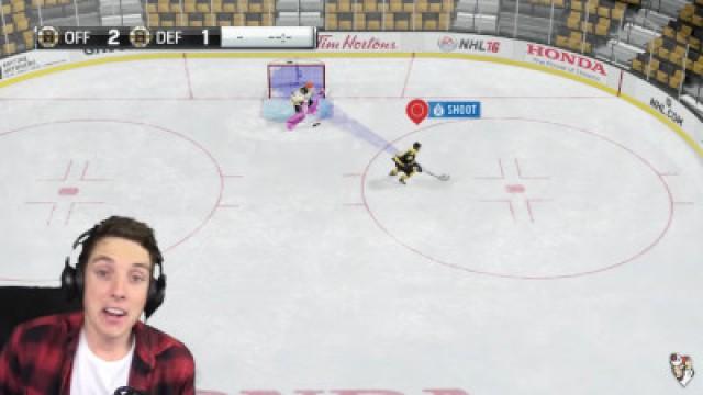 HOCKEY REDEMPTION! Can I Score A Full Length Goal? - NHL 16 Challenge Gameplay