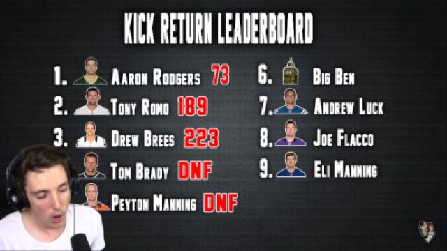 Big Ben Roethlisberger Kick Return! - Kick Returning With Quarterbacks! - Madden 16 NFL Challenge!