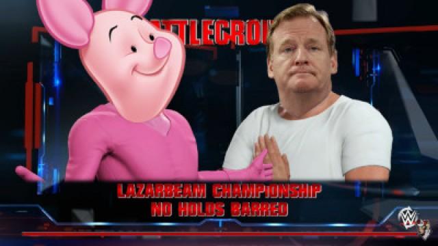 PIGLET VS GOODELL! Rematch Of The Century! - WWE2K16 Gameplay