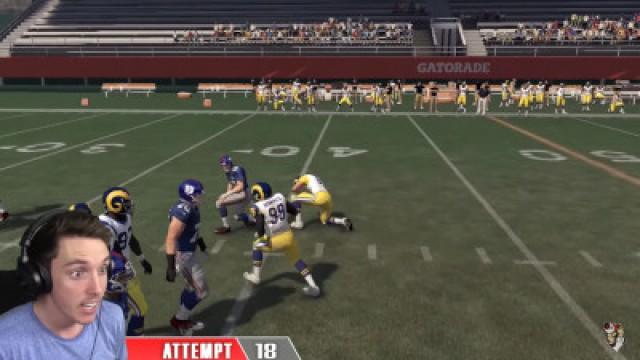 Dan Bailey Quarterback Sack! Madden 16 NFL Challenge - Punters VS Kickers