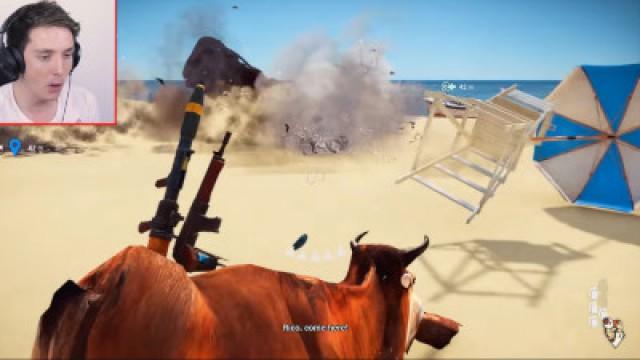 FLYING MONSTER TRUCK! (Just Cause 3 Mods)