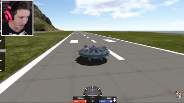 FLYING THE MILLENNIUM FALCON! (Simple Planes)