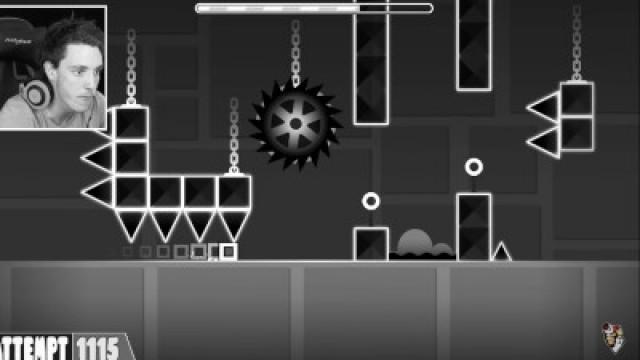 MAN YELLS AT SHAPES! (Geometry Dash)