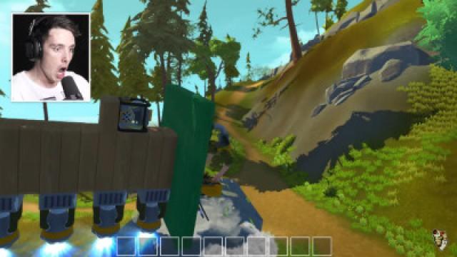 RUNNING OVER ELVES? (Scrap Mechanic)