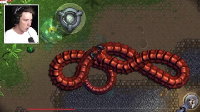 INSATIA WORM VS GIANT BLOB OF DEATH! (Insatia Gameplay)