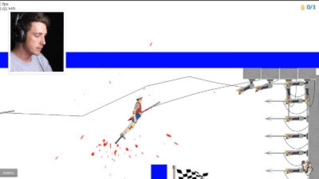 WORLDS WEIRDEST BALL THROW?! (Happy Wheels)