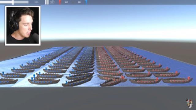 100 PIRATE SHIPS FIGHT TO THE DEATH! - Ancient Warfare 2 *UPDATE*