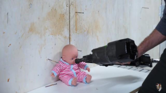 NAIL GUN vs KIDS TOYS!
