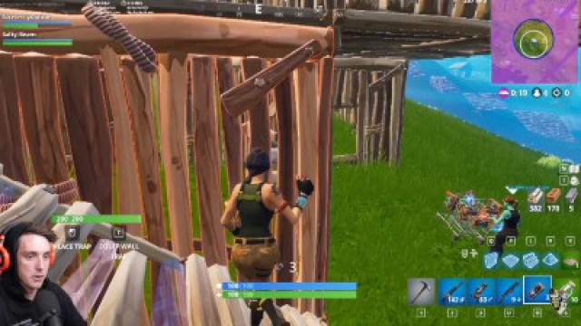 Using *ONLY* SHOPPING CART TO WIN Fortnite Battle Royale