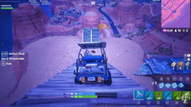 GOLF KART JUMP from MAX HEIGHT in Fortnite Battle Royale