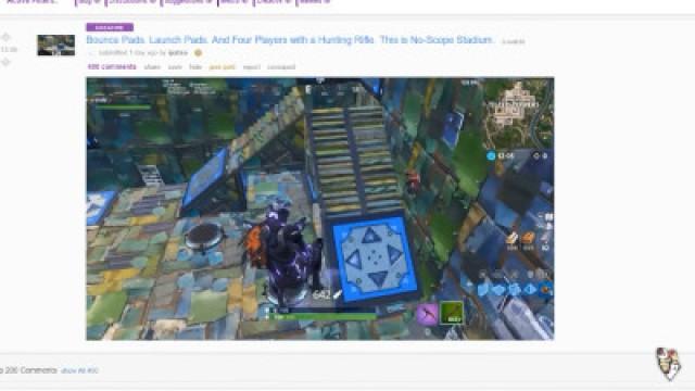 BOUNCING NO-SCOPE ARENA in Fortnite Battle Royale