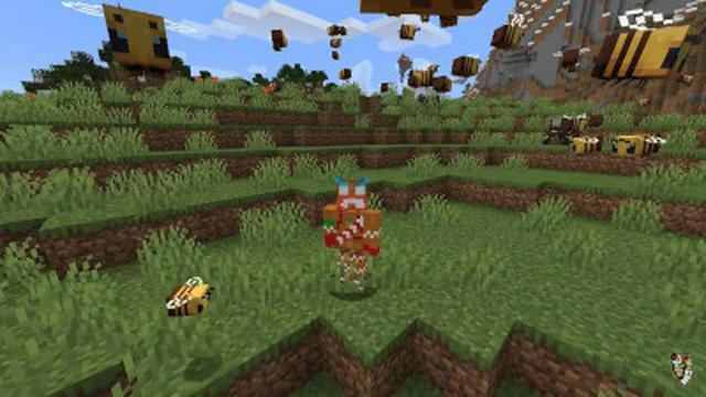 100 BEES vs WITHER BOSS in Minecraft