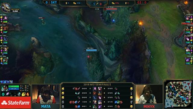 SKT Telecom T1 VS G2 Esports | Tournament's second semifinal | Best Of 5 - Game 1