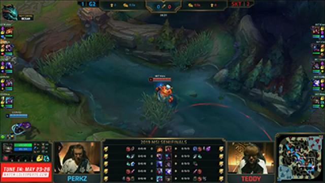 SKT Telecom T1 VS G2 Esports | Tournament's second semifinal | Best Of 5 - Game 4