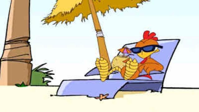 Le Poulet fou à la Plage