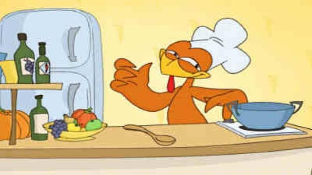 Le Poulet fou à la cuisine