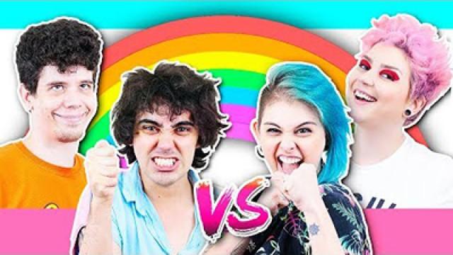 BATALHA DE CASAIS | GAYS vs LÉSBICAS com Louizando