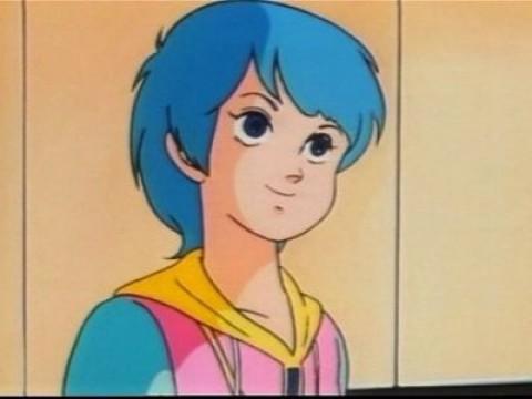 Das Mädchen mit den blauen Haaren