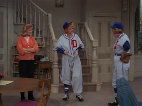 Lucy and Viv Play Softball