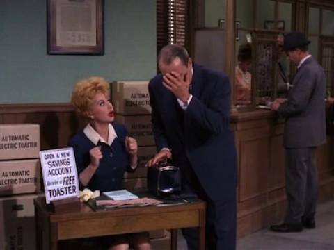 Lucy Takes a Job at the Bank