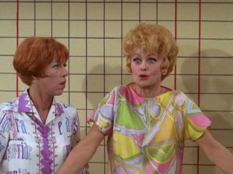 Lucy and Carol in Palm Springs