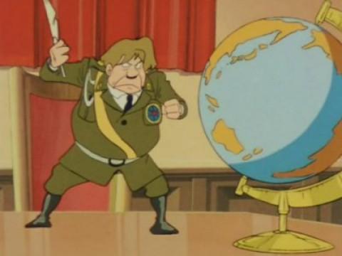 追いつめられたルパン