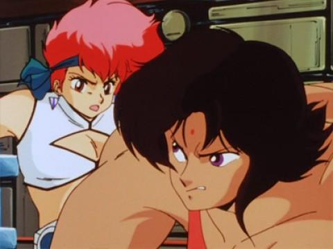 Dirty Pair (1987) #07: Rache der Muskelfrau! Profitiert die Gang vom Temperament einer Frau?