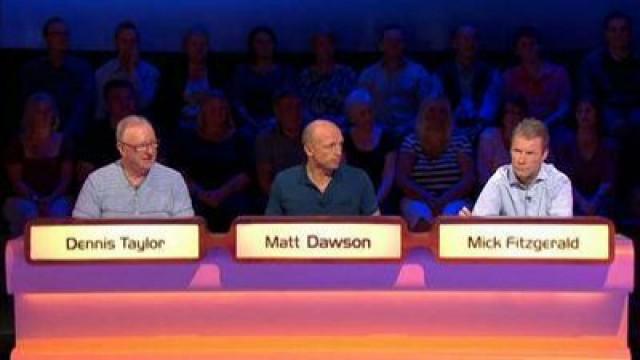 Dennis Taylor, Mick Fitzgerald, Mark Chapman, Colin Jackson