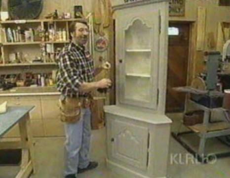 Painted Corner Hutch