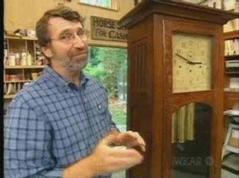 The Tall Case Oak Clock