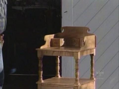 Tiger Maple Washstand