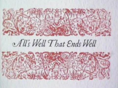 All's Well That Ends Well