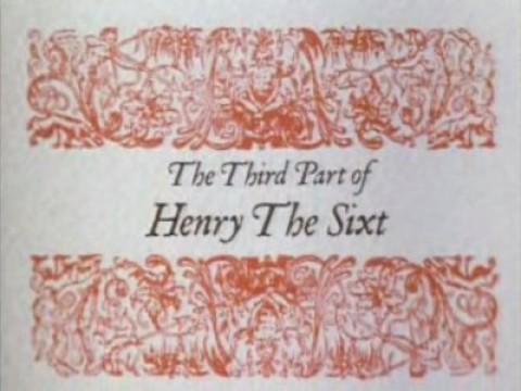 King Henry the Sixth, Part III
