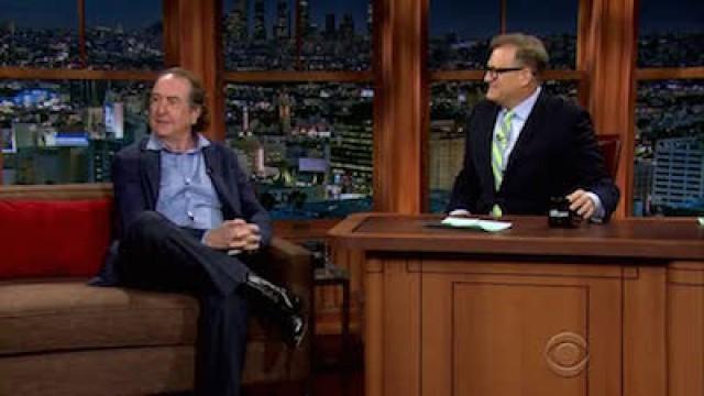 Eric Idle, Tessa Thompson, Lachlan Patterson, guest host Drew Carey