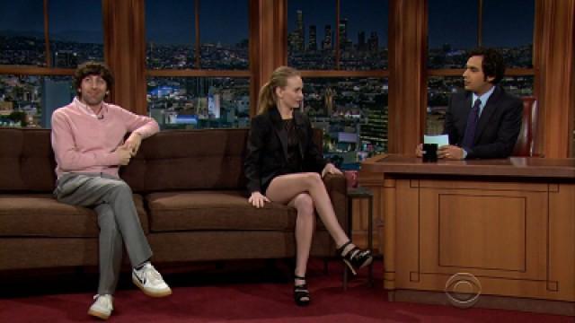 Simon Helberg, Britt Robertson, Owen Benjamin, guest host Kunal Nayyar