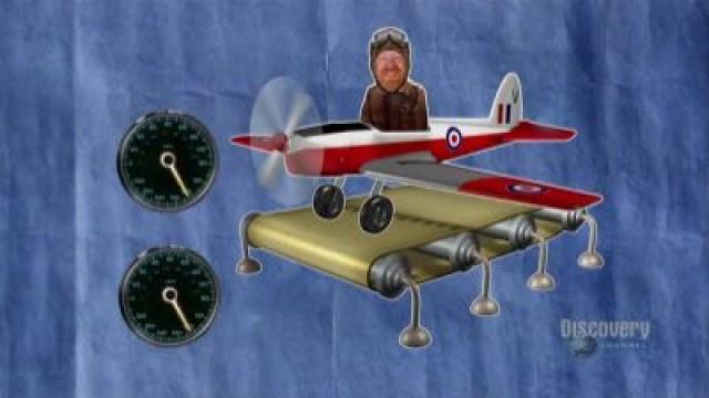 Flugzeug auf einem Laufband, Kakerlaken überleben, Rasierschaum-Spielereien