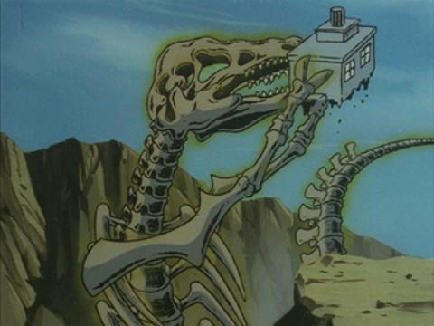 Trachadon, the Dinosaur Skeleton