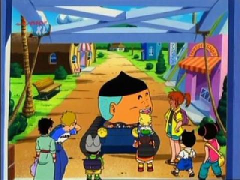 Arale y el nuevo maestro. Batalla de los cabeza dura del amor