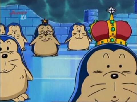 ¿¡Hoyo!? Arale hace de madre