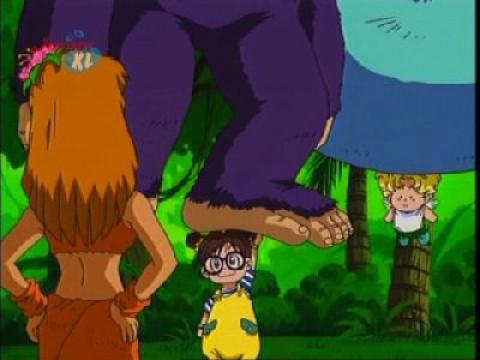 La emocionante Arale y Barsan de la selva