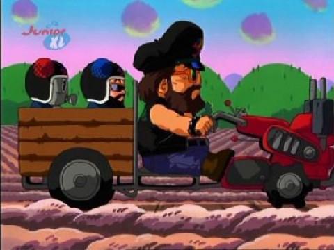 ¡La impresión de Arale! La pandilla motociclista de la Villa del Pingüino
