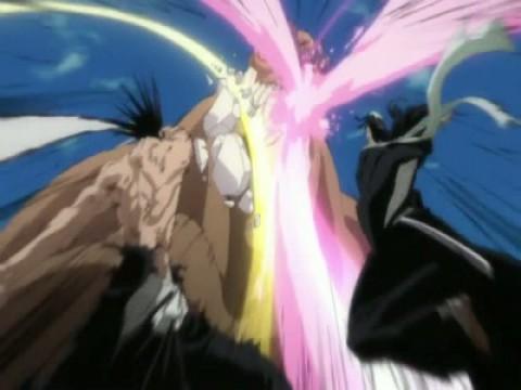 ¡¿Byakuya Vs. Kenpachi?! La batalla cuerpo a cuerpo comienza