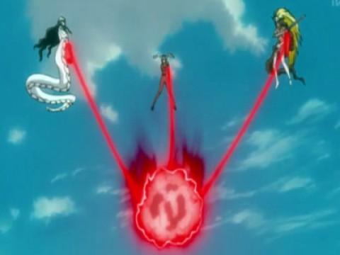 ¡Batalla 3 vs 1! Los problemas de Rangiku