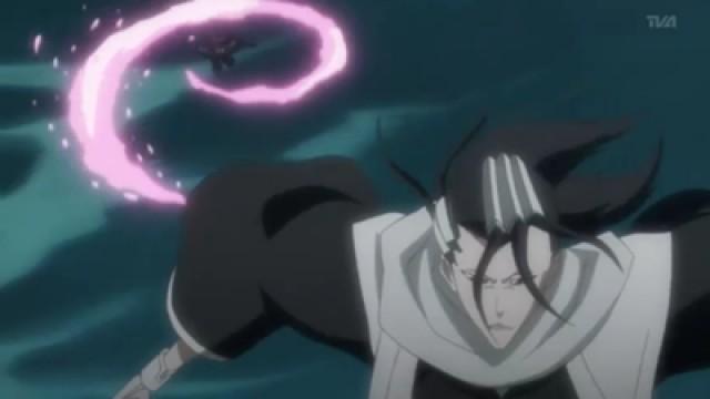 Byakuya, desapareciendo con las flores del cerezo