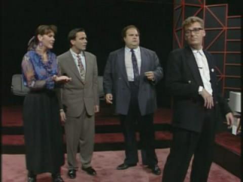 Greg Proops, Josie Lawrence, Tony Slattery, Mike McShane